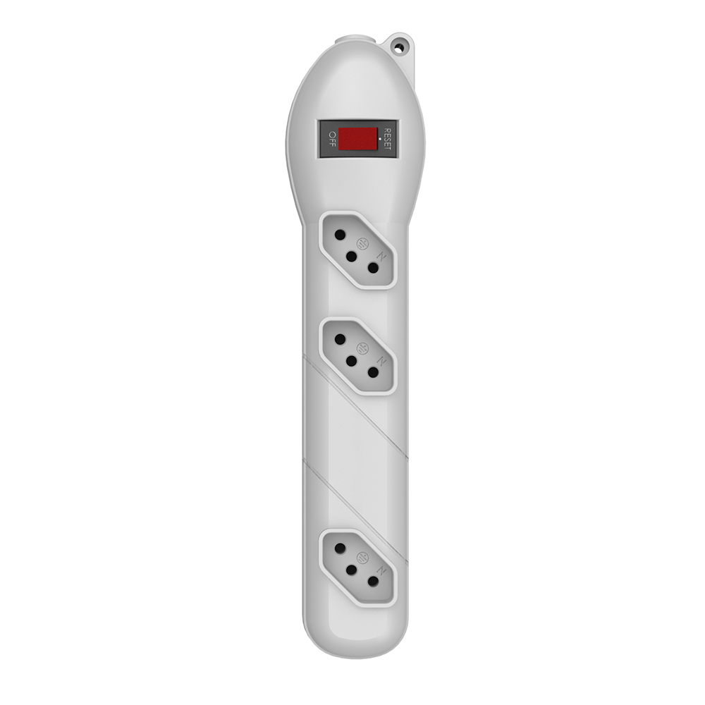 Filtro de Linha 03 Tomadas - Modelo: QFL3B