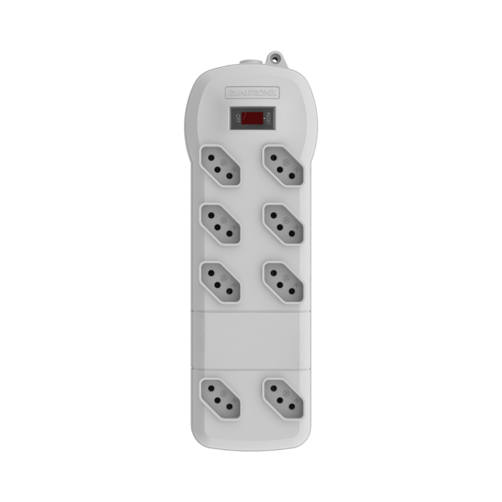 Filtro de Linha 08 Tomadas - Modelo: QFL8B