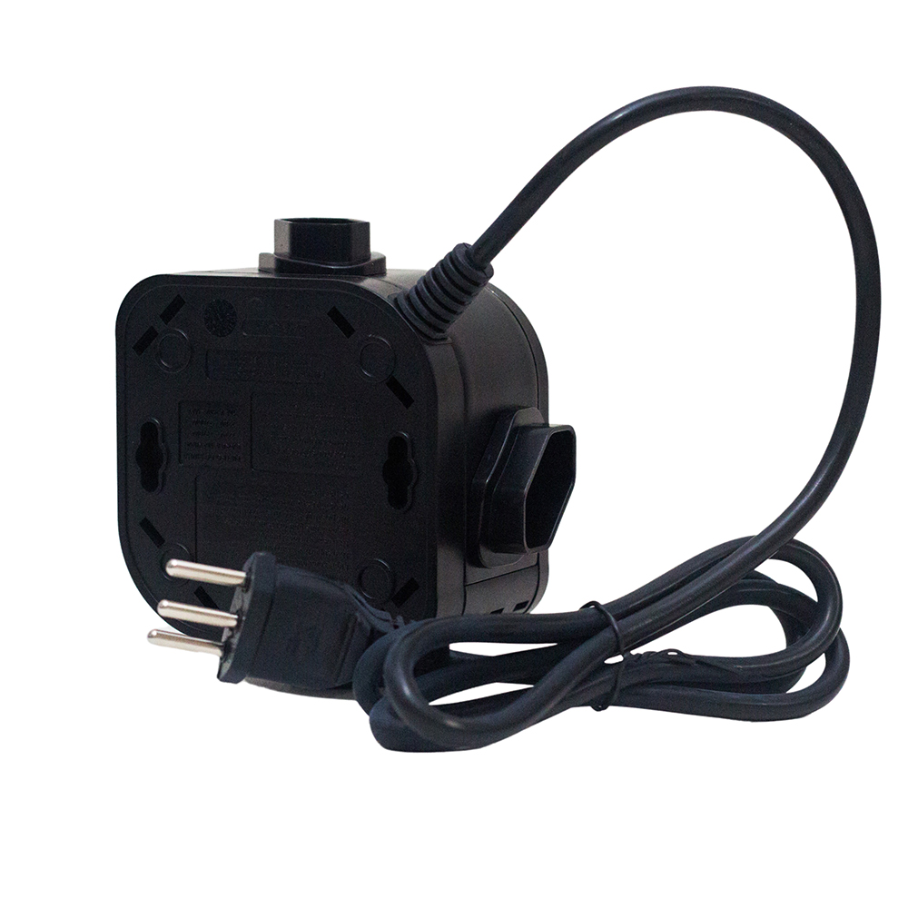 Central Protetora Filtro de Linha Torre 4 Tomadas, com Cabo, Preto + DPS - Modelo: QCFL4-CP