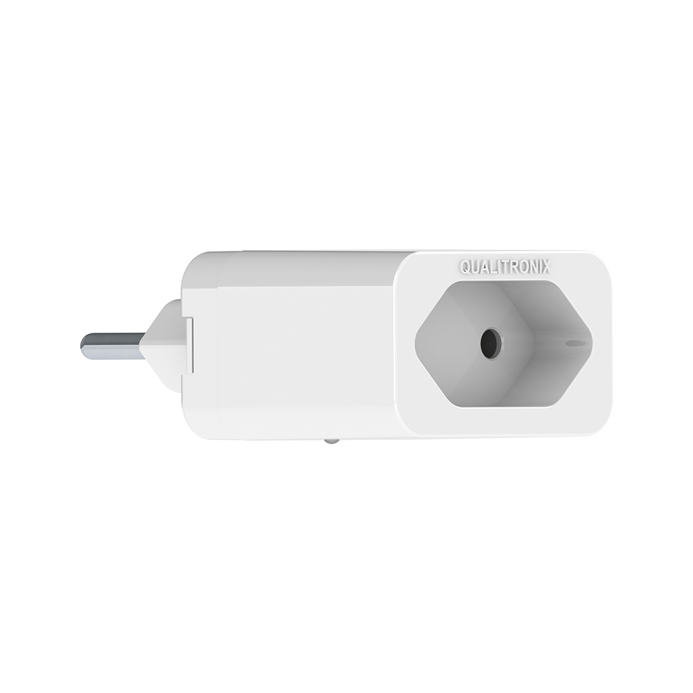 Plug Protector 180° 2 Pinos 10A - Modelo: QPP01B