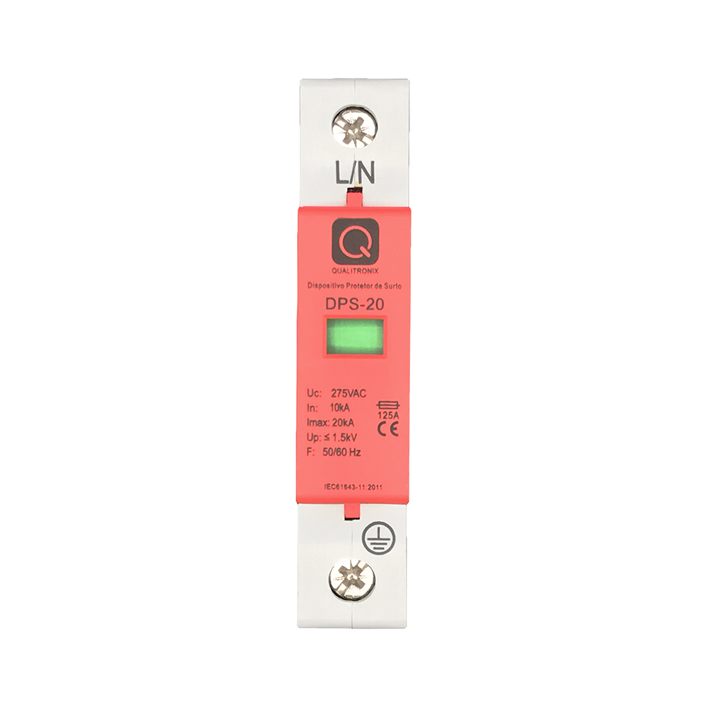 Dispositivo Protetor Contra Raios e Surtos Elétricos DPS - Modelo: QDPS20